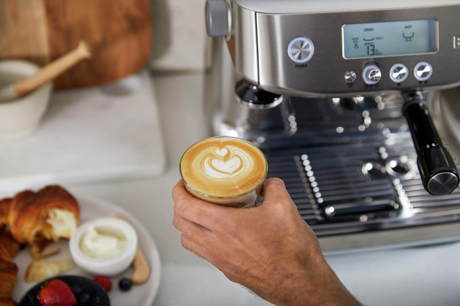 Barista Pro Espresso Machine BES878BSS, Brushed Stainless Steel