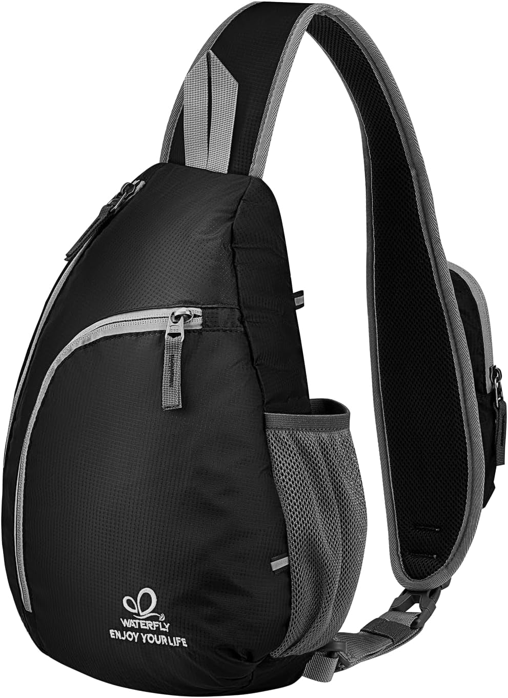 Crossbody Sling Bag Small Water Resistant Backpack Lightweight Shoulder Chest Daypack for Men Women Hiking Travel