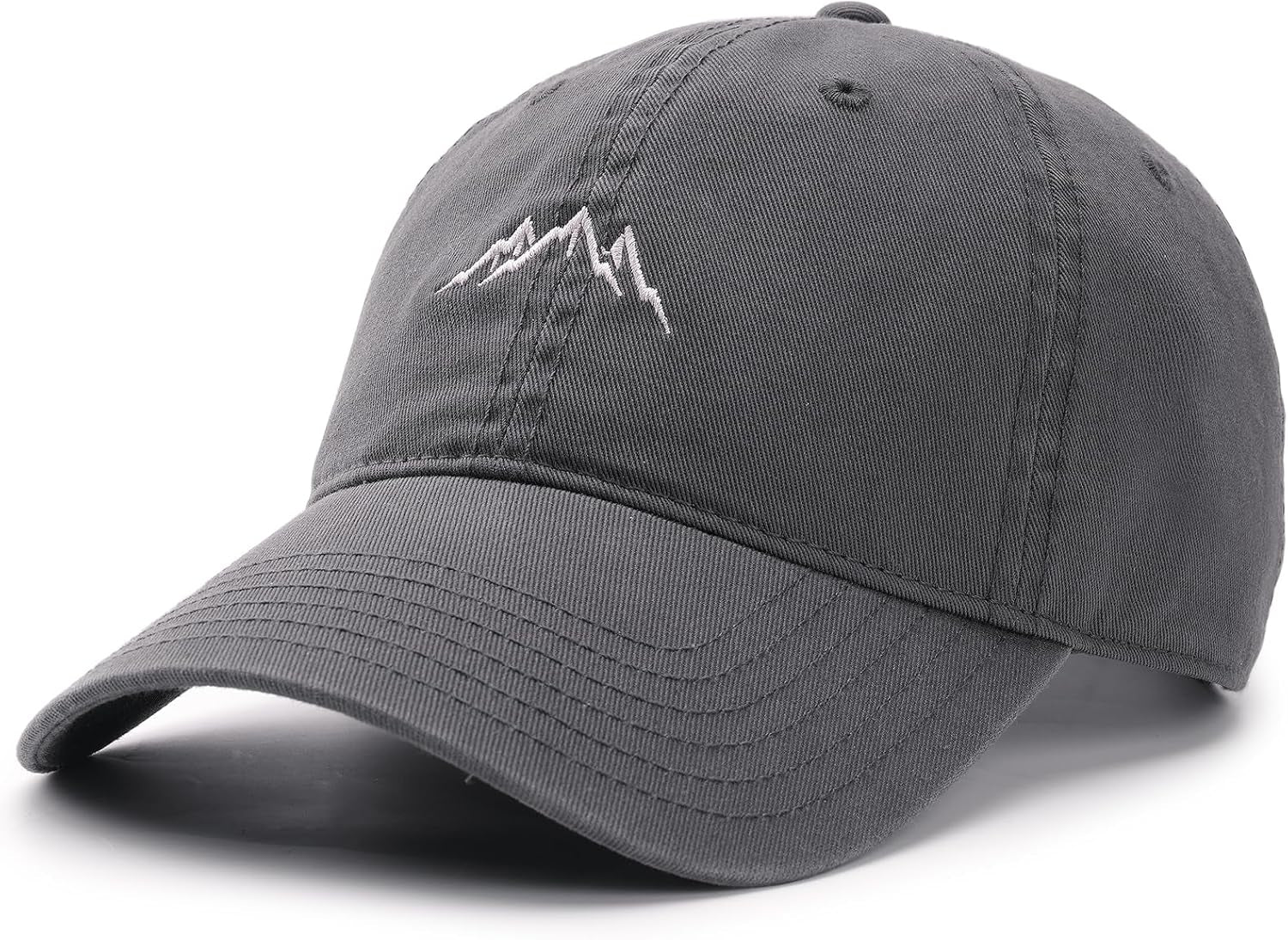 Baseball Caps Mens Mountain Embroidery Dad Hat Unstructured Soft Vintage Washed Cotton Outdoor Baseball Cap