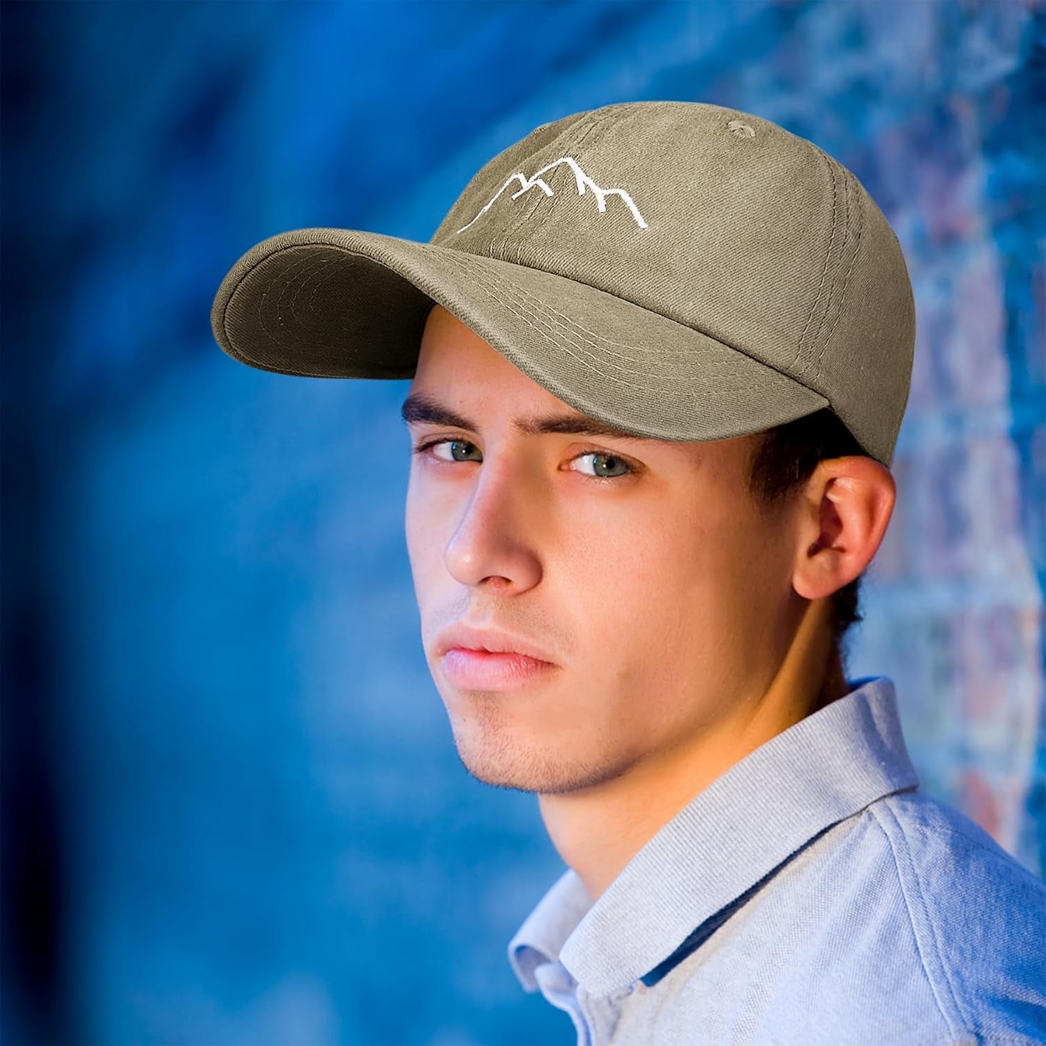 Baseball Cap Mens - Vintage Washed Dad Caps Adjustable Cotton