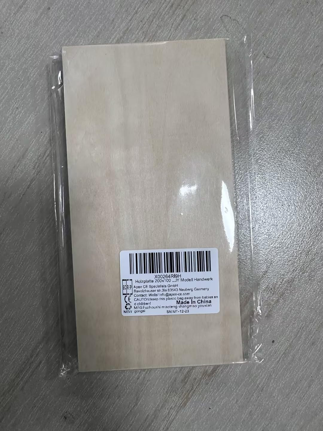 Basswood Sheets 200X100X1.5Mm Thin Plywood Sheets Craft Wood Boards 10 Pcs Unfinished Wood Sheet for Crafts Model Making DIY