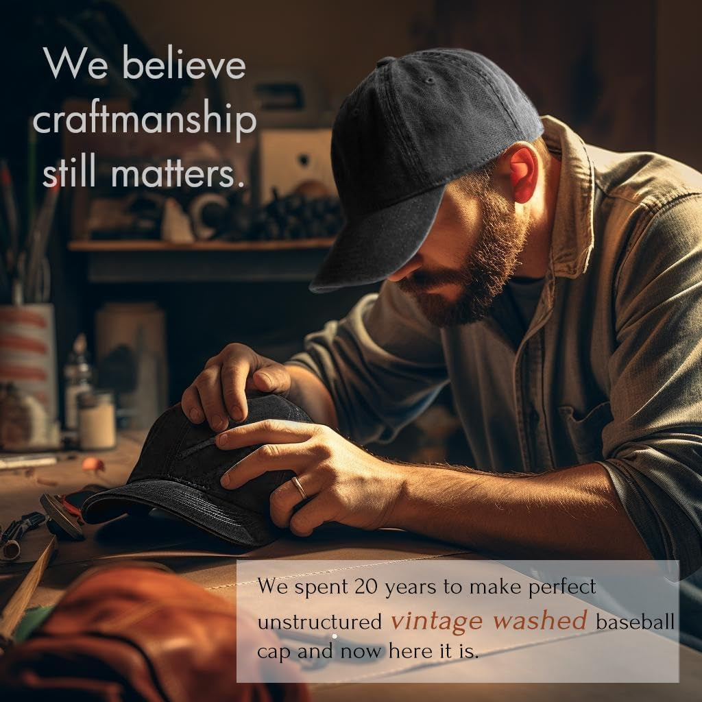 Baseball Caps Mens Mountain Embroidery Dad Hat Unstructured Soft Vintage Washed Cotton Outdoor Baseball Cap