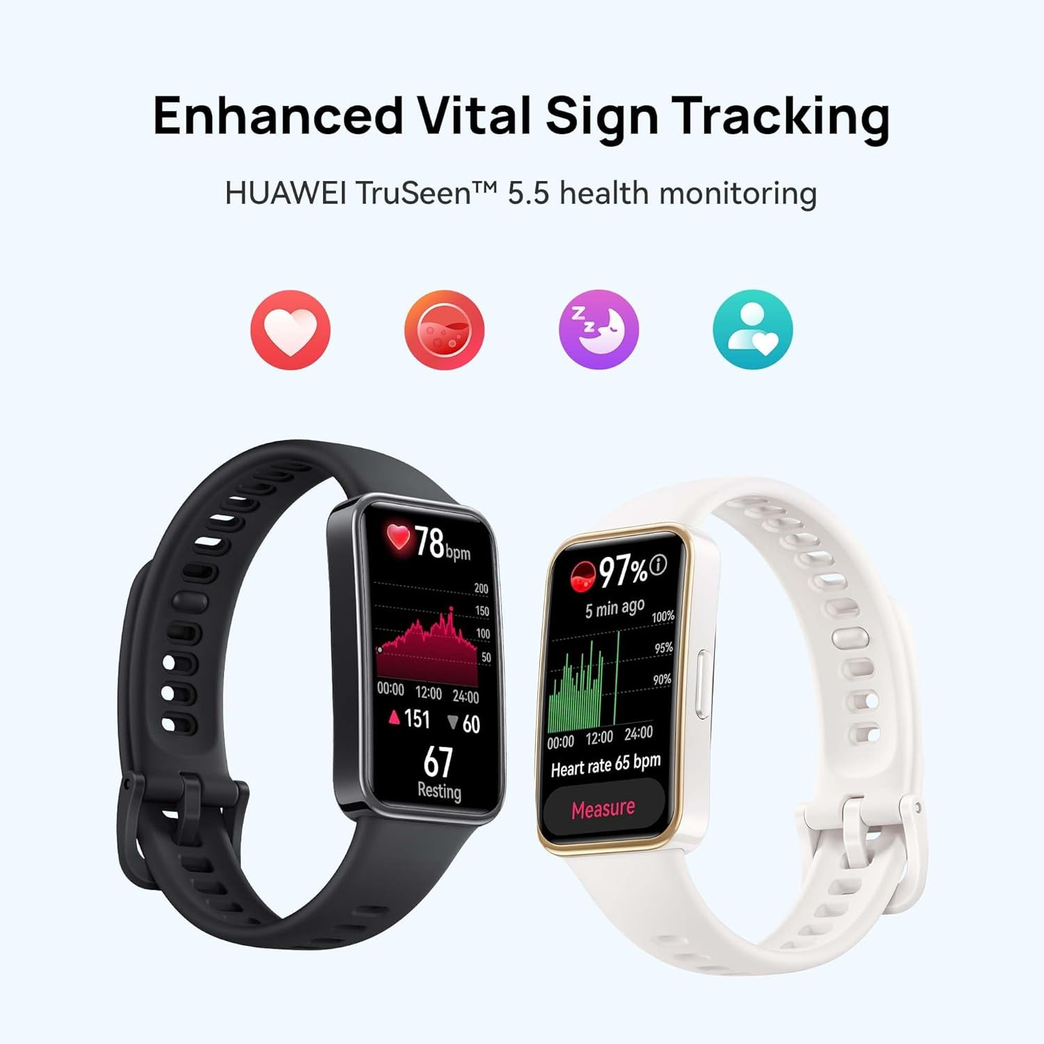 Band 9,Bluetooth, Ios & Android,Up to 14 Days Battery Life, Comfortable Wear, Trusleep 4.0, Scientific Sleep Tracking, 100 Training Modes,Smartband,Charm Pink Fluoroelastomer Strap