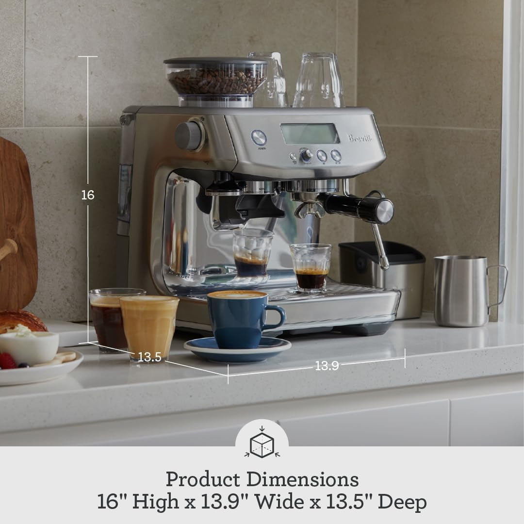 Barista Pro Espresso Machine BES878BSS, Brushed Stainless Steel