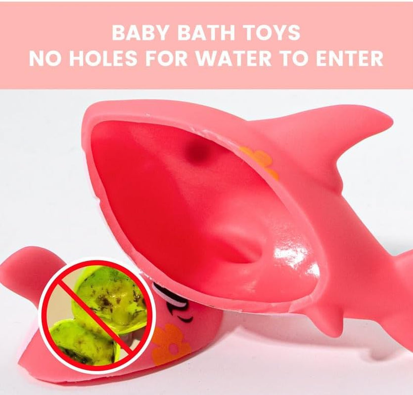 Bath Toys for Kids - No Hole Baby Toys for 1 Year Old Infant Boys Girls, Shower Water Pool Toys