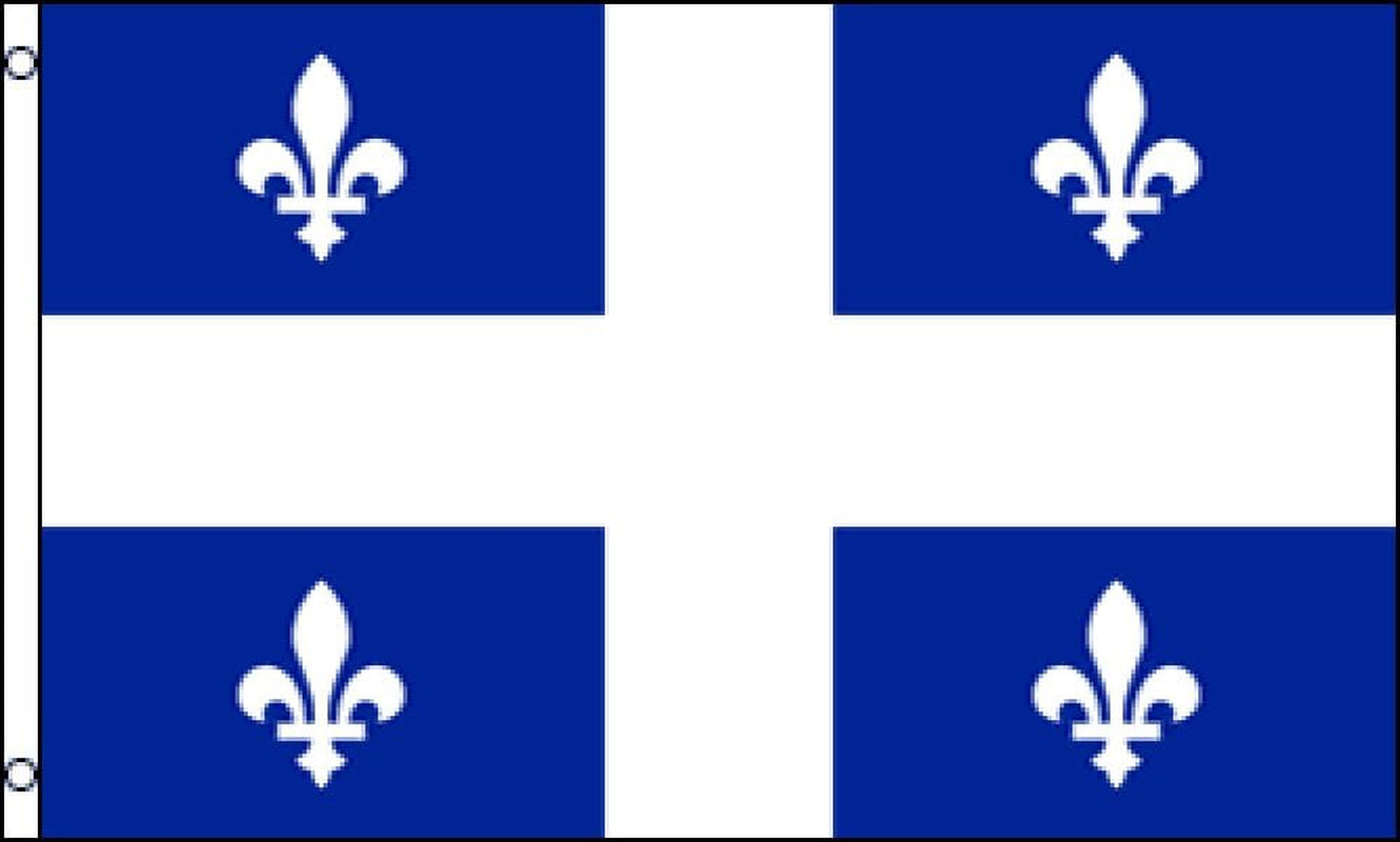 Quebec 3X5 Ft Poly Flag