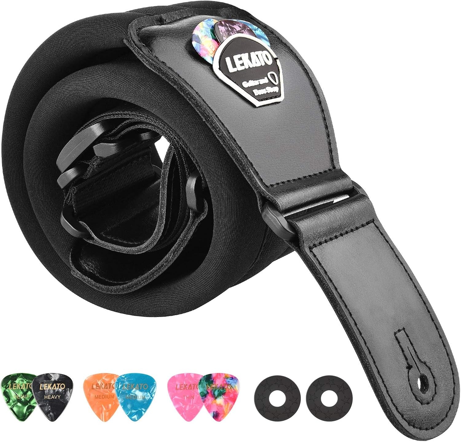 Bass Guitar Strap for Electric Guitar & Bass