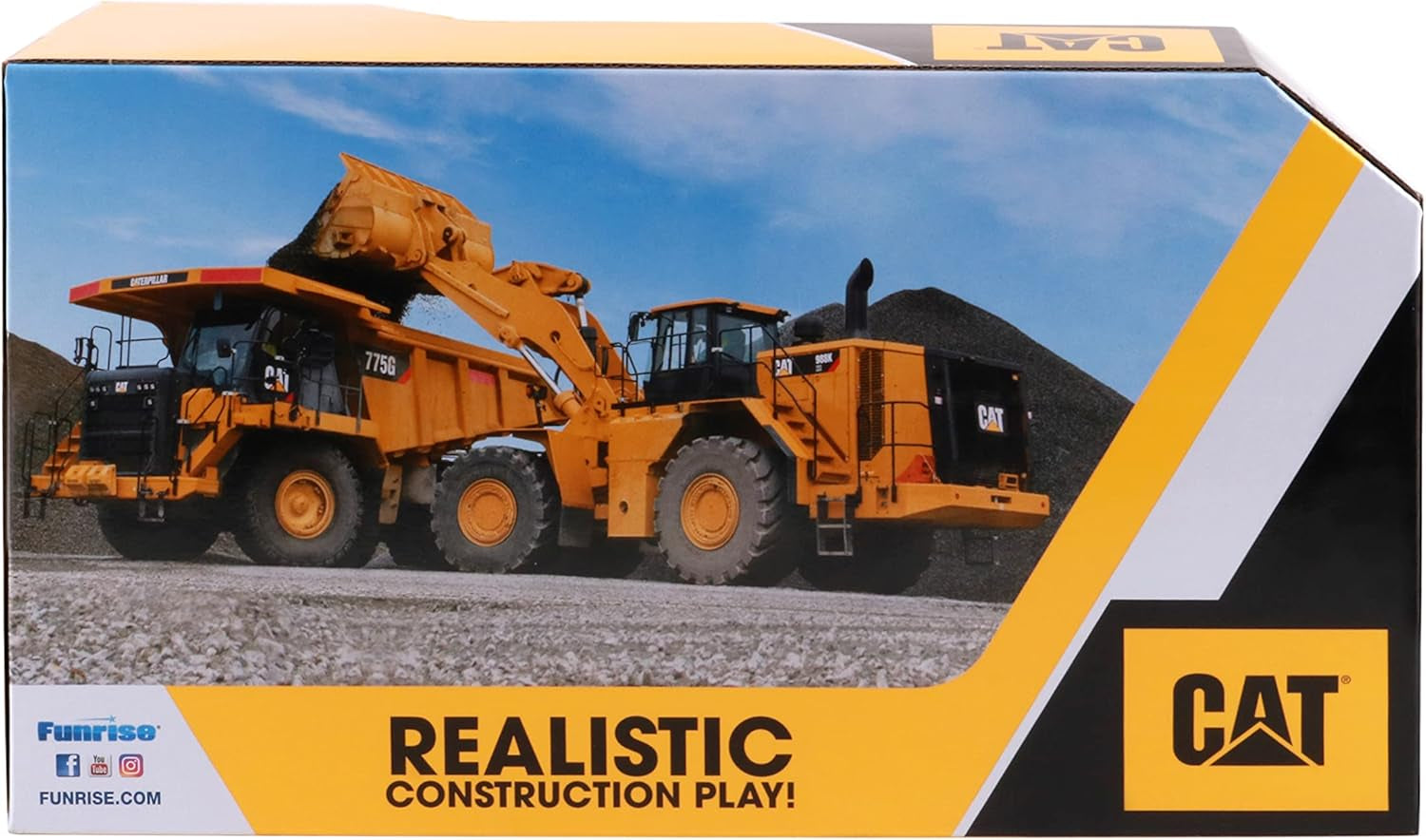 Construction Toys, Tough Machines Toy Excavator, 10" W/Realistic Lights & Sounds, Rumbling Action, Movable Parts & Sturdy Plastic Construction