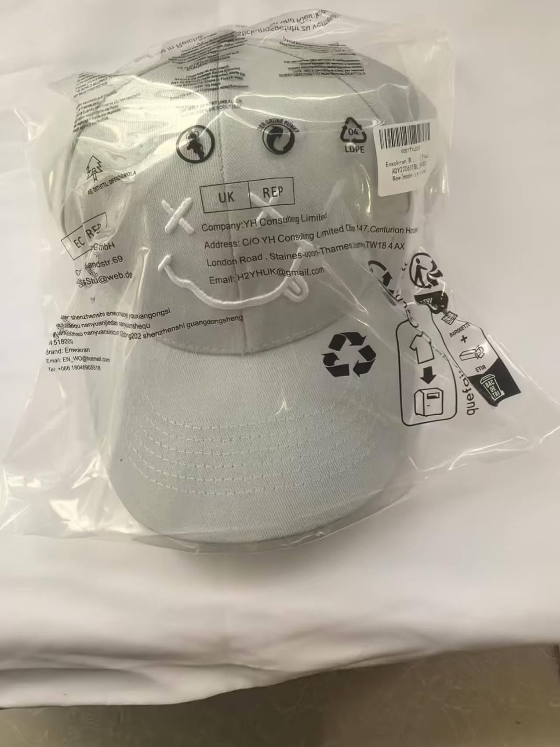 Baseball Cap with Embroidered,Plain Hats Unisex Adjustable Cotton 6 Panel Vintage Trucker Hat Peak Cap Golf Running Hat Outdoor Cap