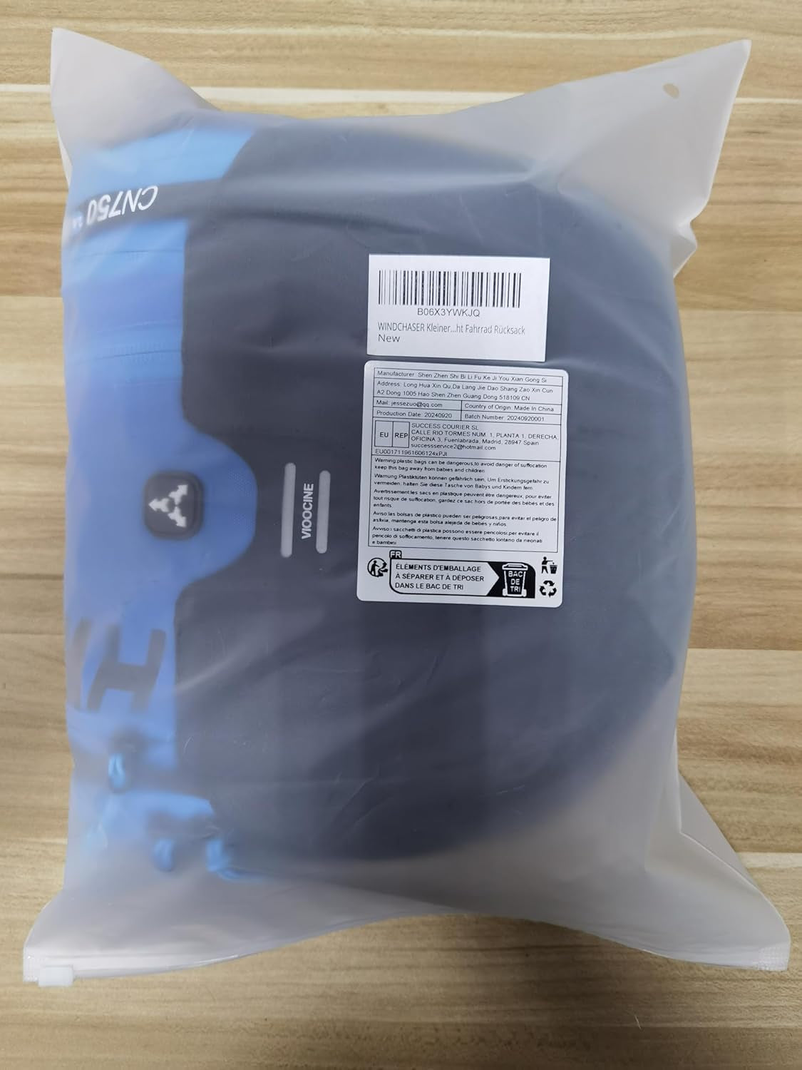 Cycling Backpack, 10L Bicycle Backpack Waterproof Breathable Bag for Outdoor Travel Hiking Climbing Biking Running Skiing (Blue)