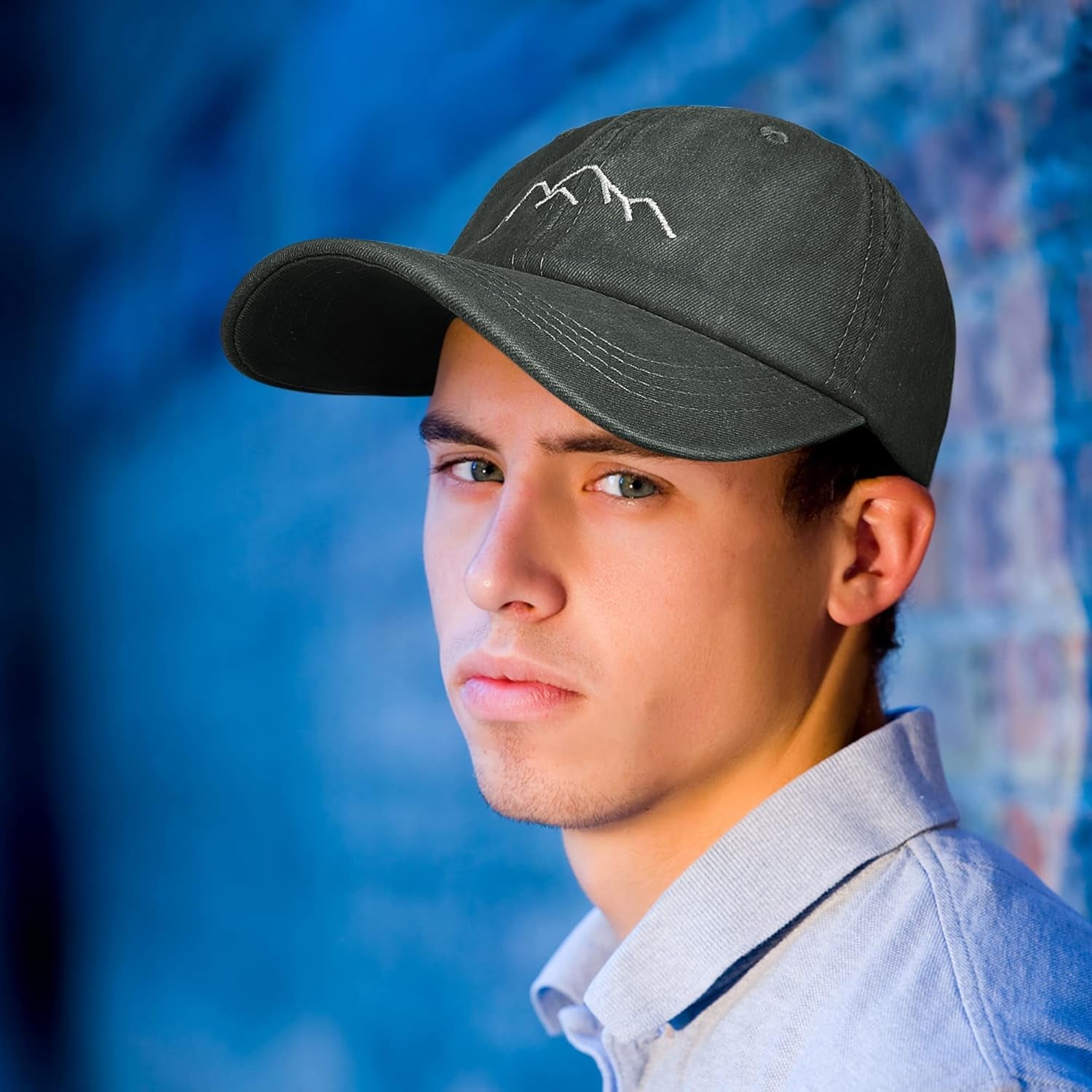Baseball Cap Mens - Vintage Washed Dad Caps Adjustable Cotton
