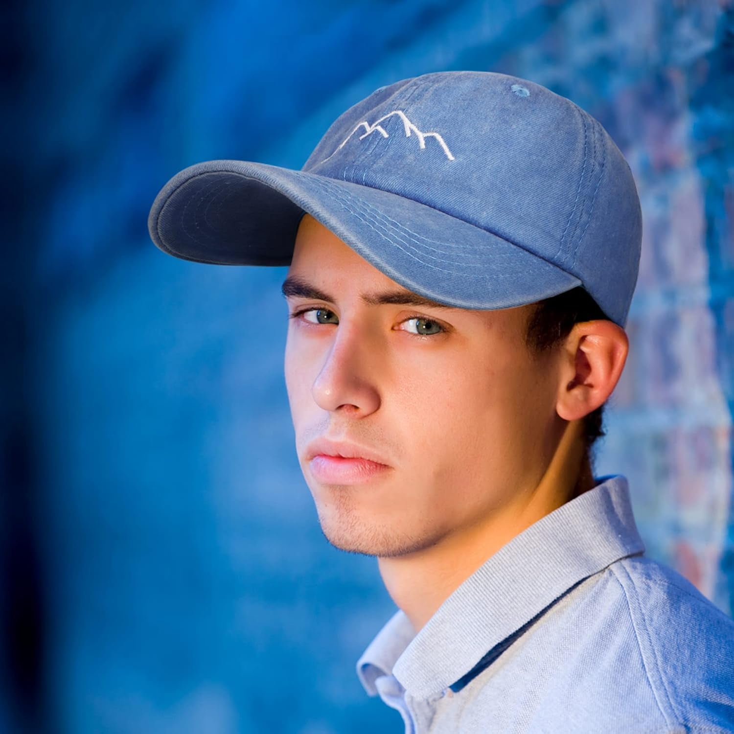 Baseball Cap Mens - Vintage Washed Dad Caps Adjustable Cotton