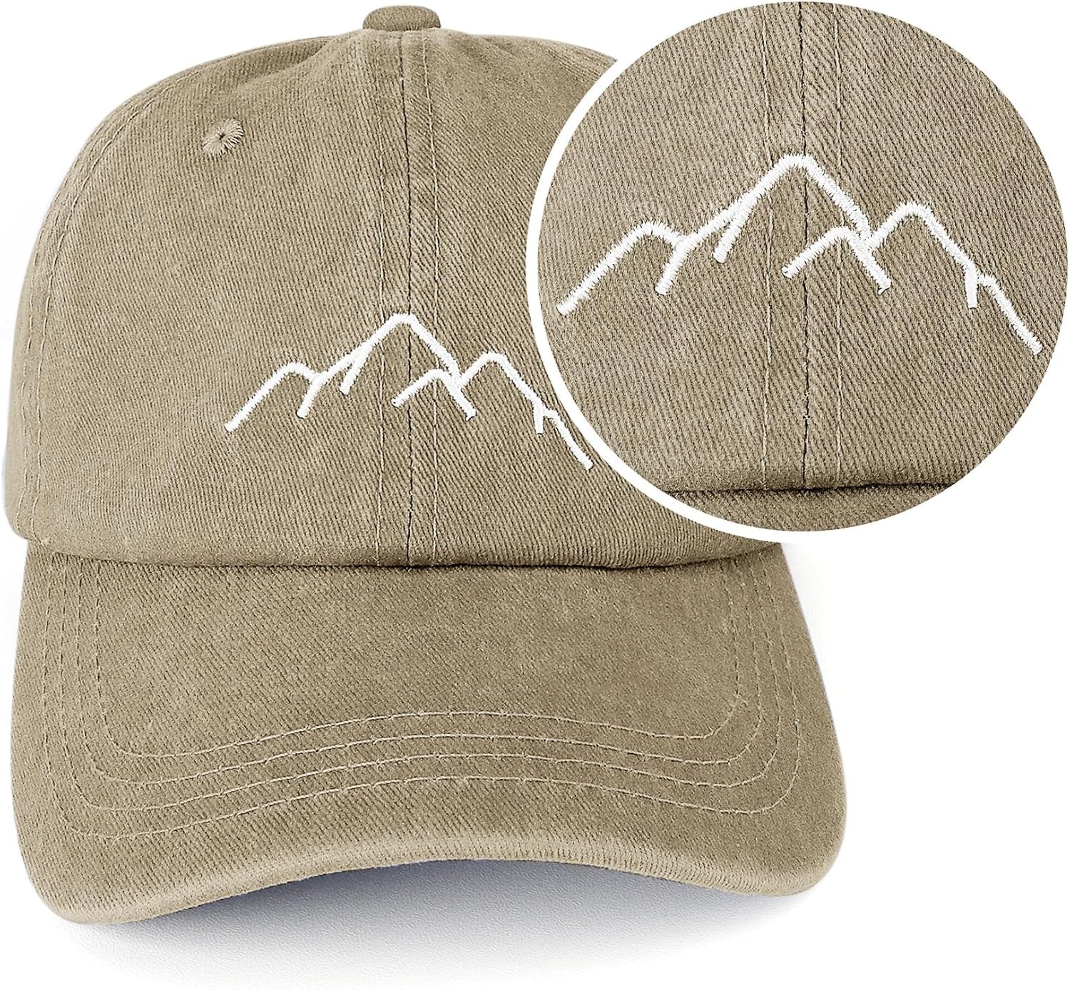 Baseball Cap Mens - Vintage Washed Dad Caps Adjustable Cotton