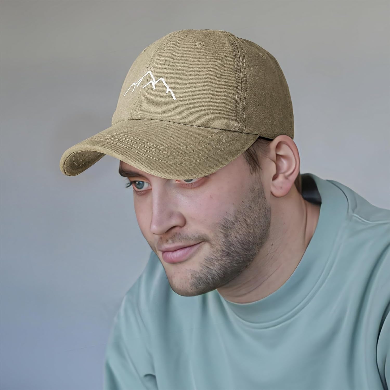 Baseball Cap Mens - Vintage Washed Dad Caps Adjustable Cotton