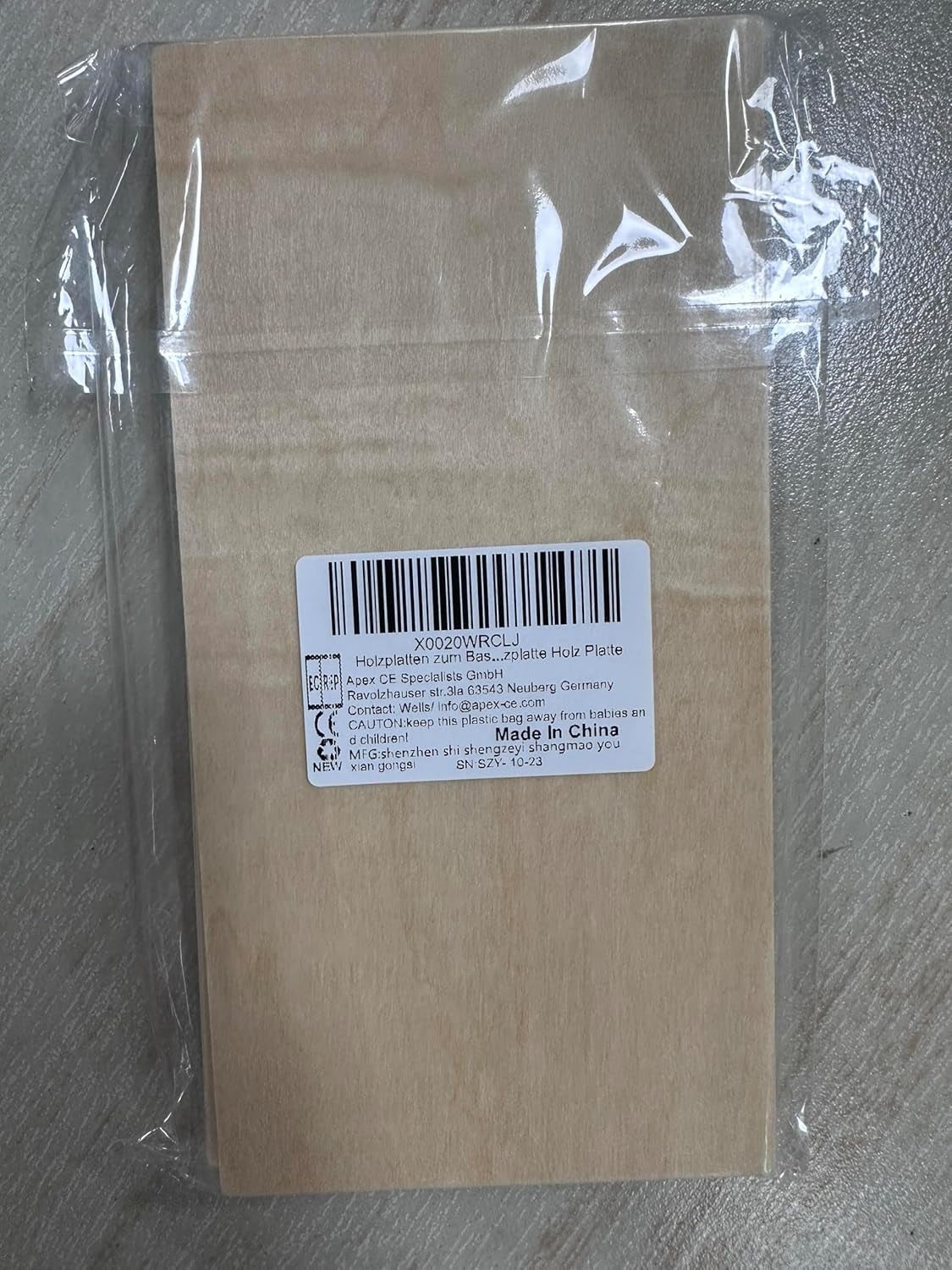 Basswood Sheets, 12 Pcs Blank Plywood Sheets 1.5Mm Thin Craft Basswood Sheet Squares Board for Crafts Painting 200X100Mm, 100X100Mm
