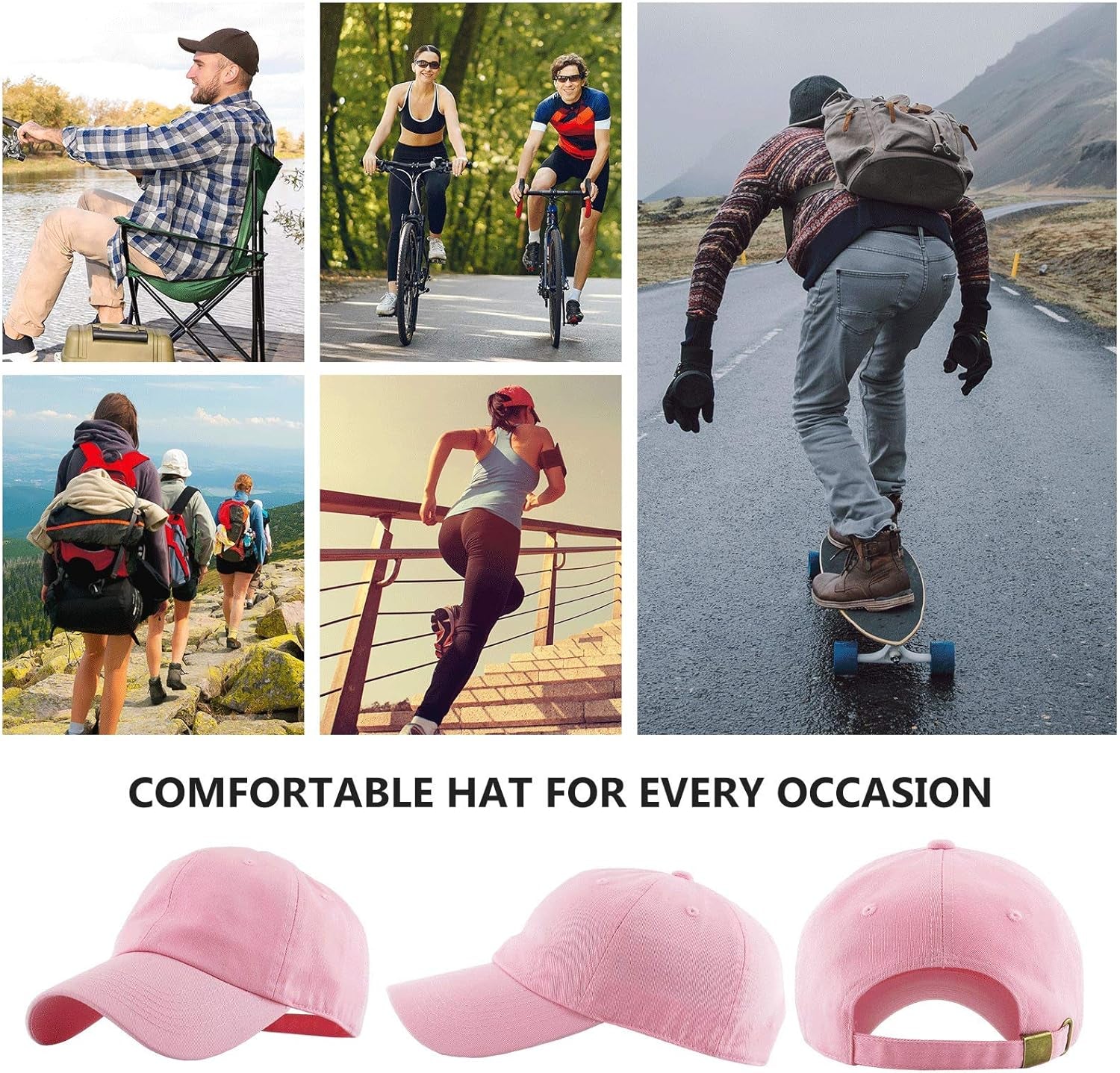 Baseball Cap for Women Classic Adjustable Planit Hat Outdoor Baseball Caps Sports Hat Caps for Women
