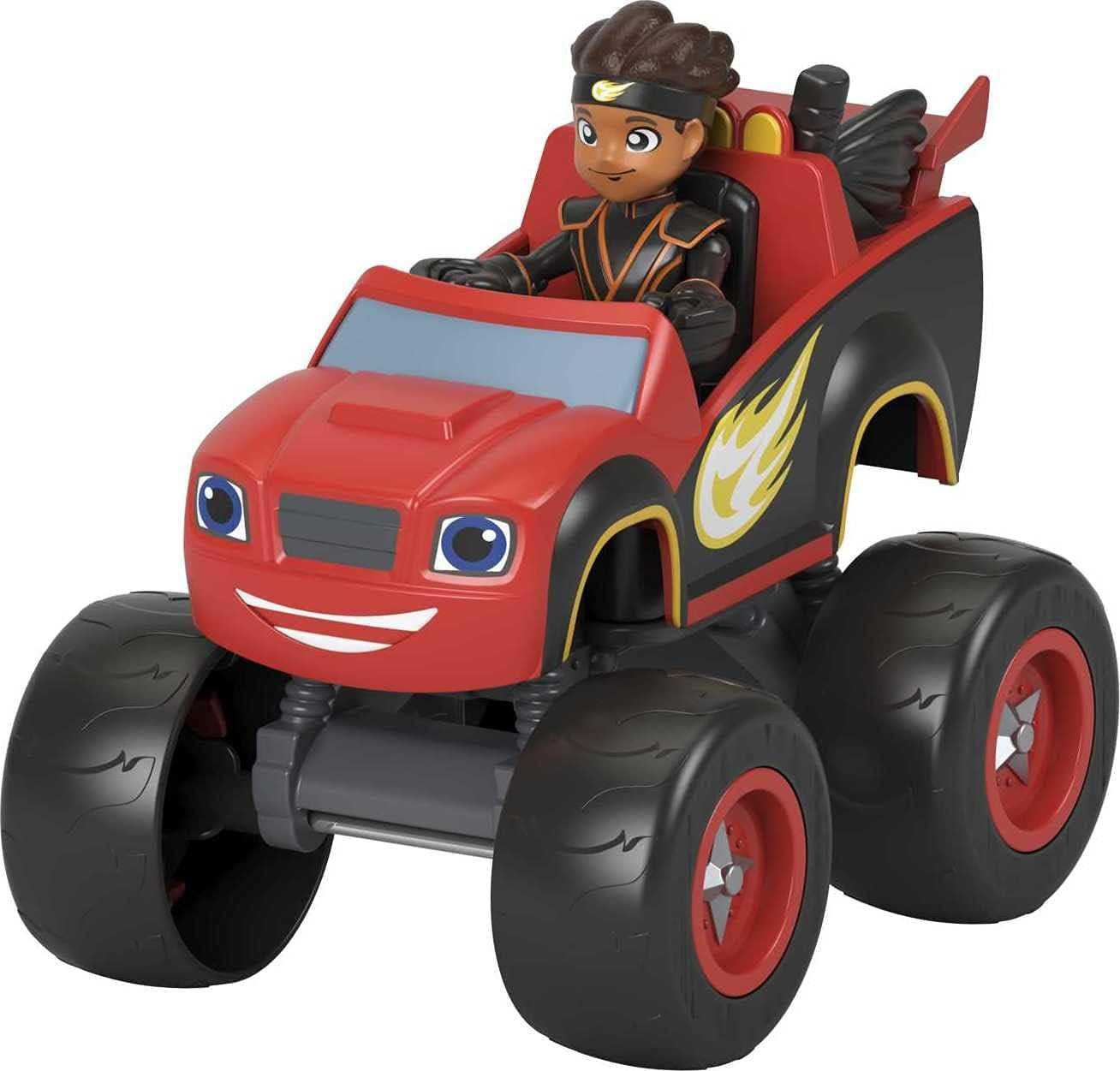 Blaze and the Monster Machines Toy Truck & Figure Set, Ninja Blaze & AJ, Preschool Racing Play Ages 3+ Years
