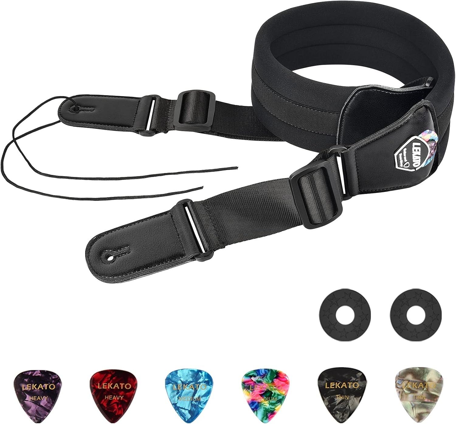 Bass Guitar Strap for Electric Guitar & Bass