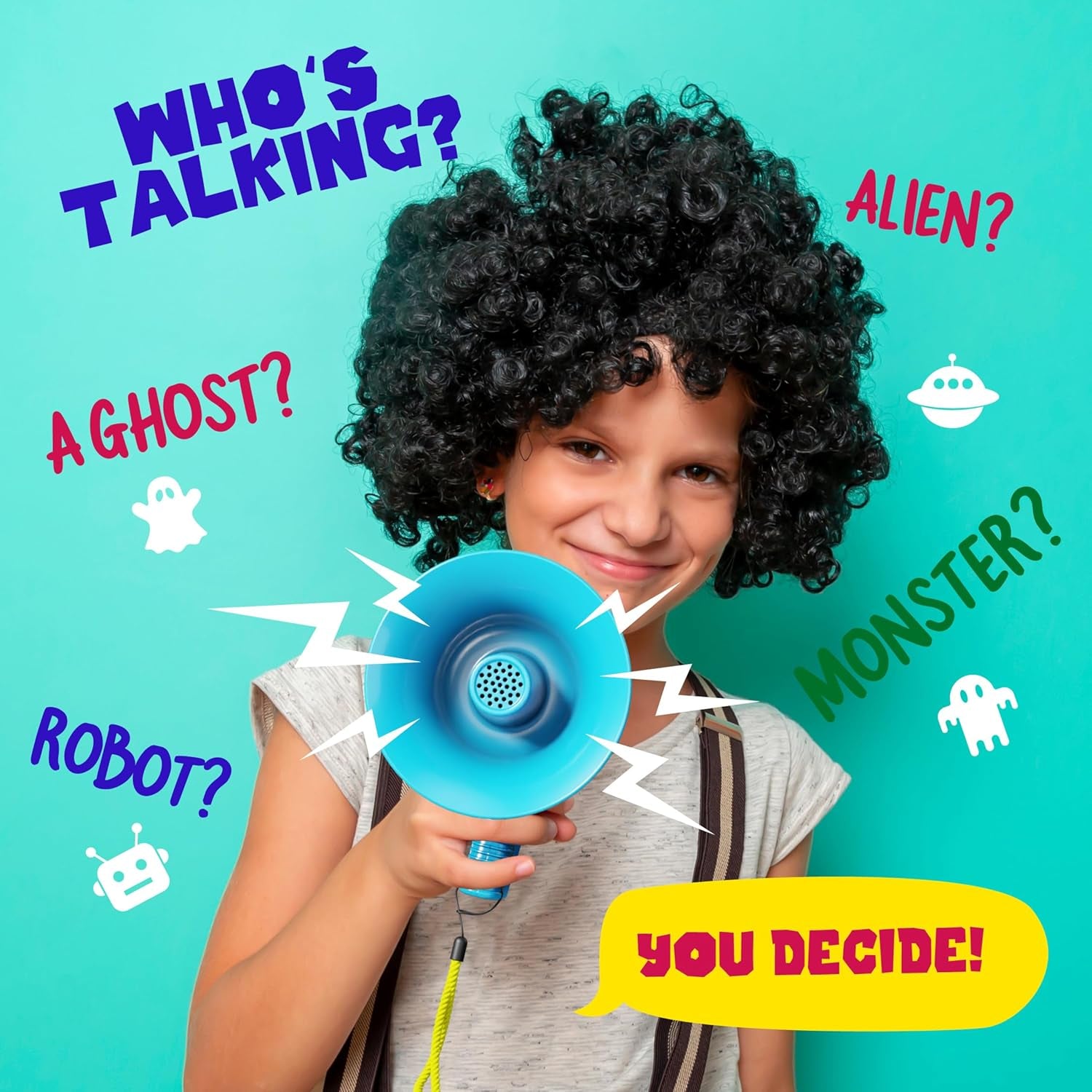 Voice Changer for Kids - Gifts for Kids - Voice Changing Device for Boys & Girls Ages 3-8+ Olds - Birthday Gifts for 3, 4, 5, 7, 8 Year Old Boy - Cool Outdoor Toys Gift Ideas for Kid, Toddler