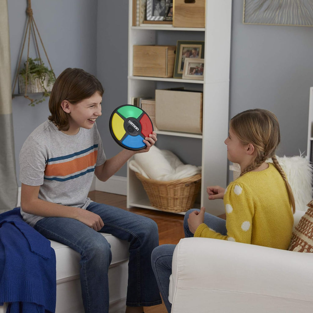 Simon Handheld Electronic Memory Game with Lights and Sounds for Kids Ages 8 and Up