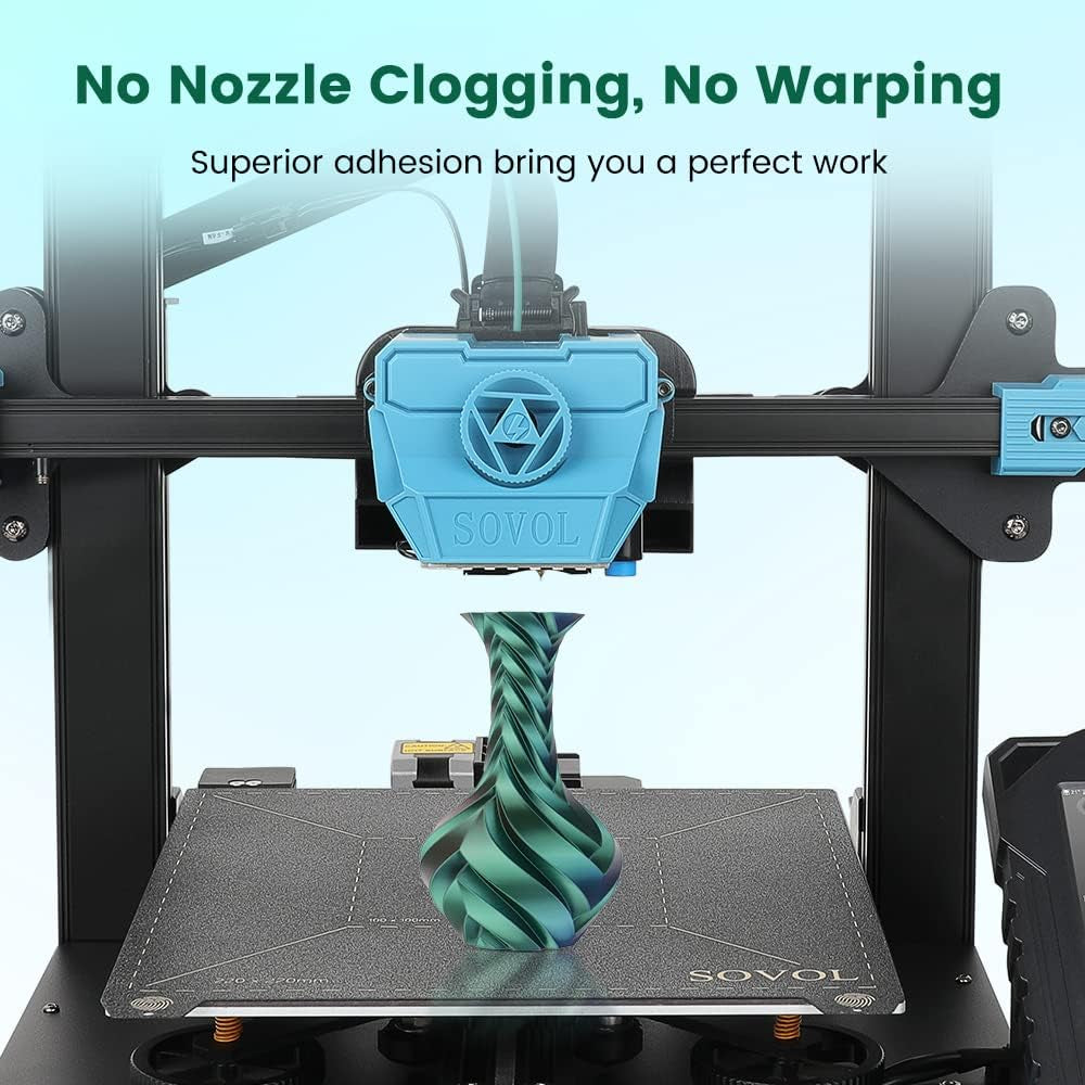 PLA Filament Silk Tri Color Co-Extrusion 1.75Mm, 3D Printer Filament 1Kg/ 2.2Lbs, Shiny Silk Bronze Purple Green 3 in 1 Coextrusion PLA Material +/-0.03Mm