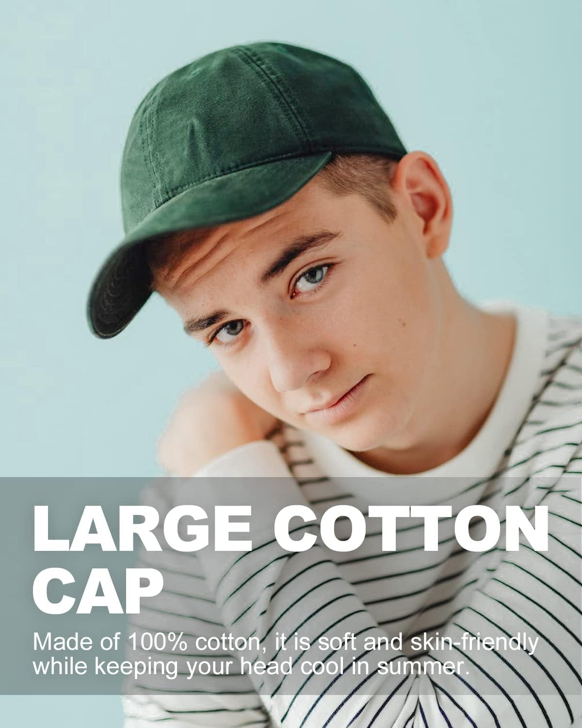 XL/XXL Baseball Caps Large Running Sports Cap Hats Oversize Dad Cap Classic Golf Tennis Hat for Big Heads