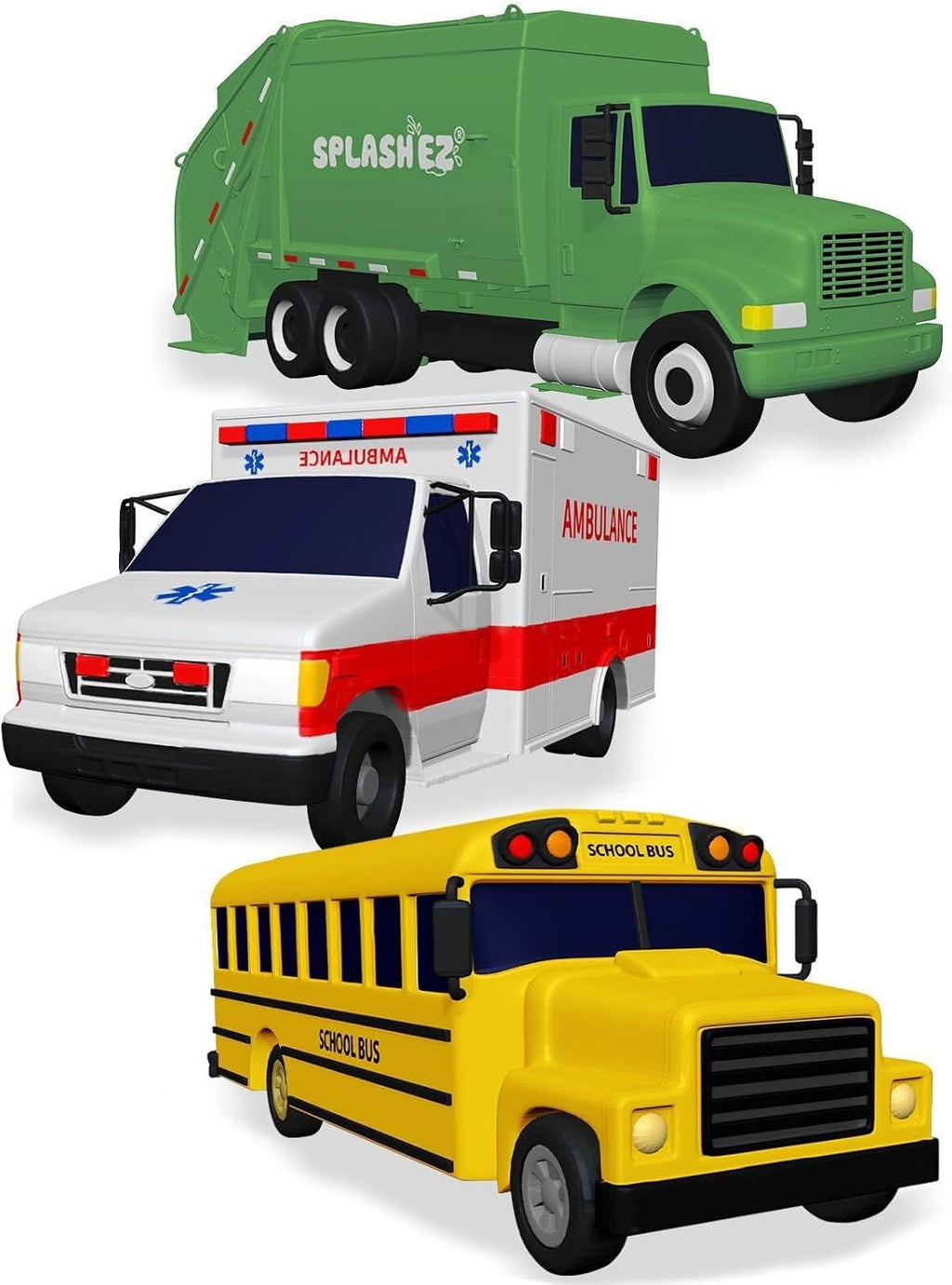 Mold Free Bath Toys for Babies & Toddlers, Car No Hole Bath Toys for Kids, Toddler Gift, No Mold Bathtub Water Vehicles Set for Kids, Pool, Bpa-Free, Safe, Fun, Infant Ages 1 3 6 12 18 Months