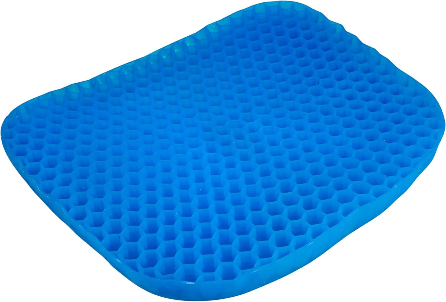 Gel Support Cushion.Double Honeycombe Design,Breathable Air Flow,Office Chair,Wheelchair,Eggcrate Chair,Car Soft Sitter Cushion,Pressure Relief,Coccyx Pain,Washable Cover