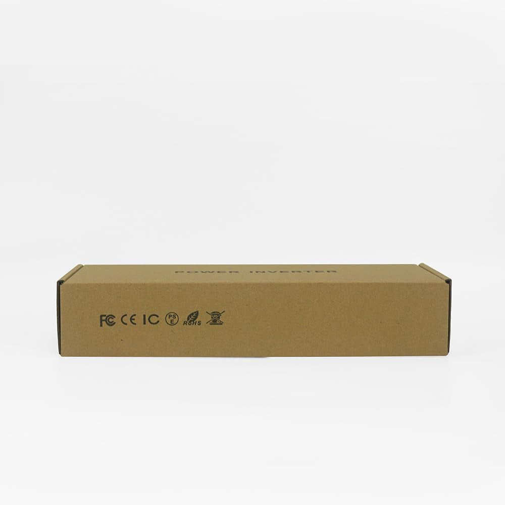 Cantonape Power Inverter 1000W/2000W Peak DC 12V to AC 230V 240V Converter with 4 USB Interfaces 2EU+1 Universal Socket