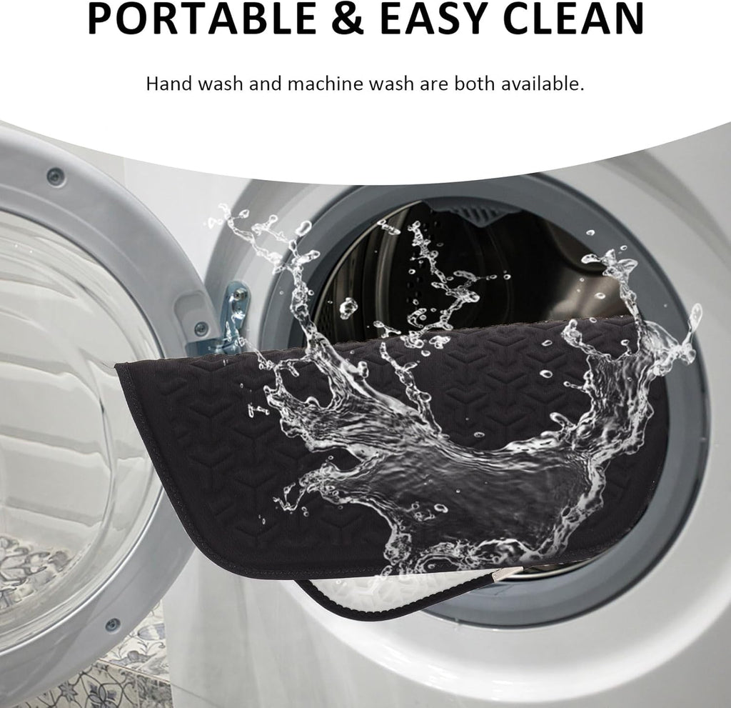 Large Gel Seat Cushion, Breathable 3D Surface Car Seat Cushion for Long-Time Driving, Relieving Sedentary Pressure for Home Office Chair/Wheelchair, Black