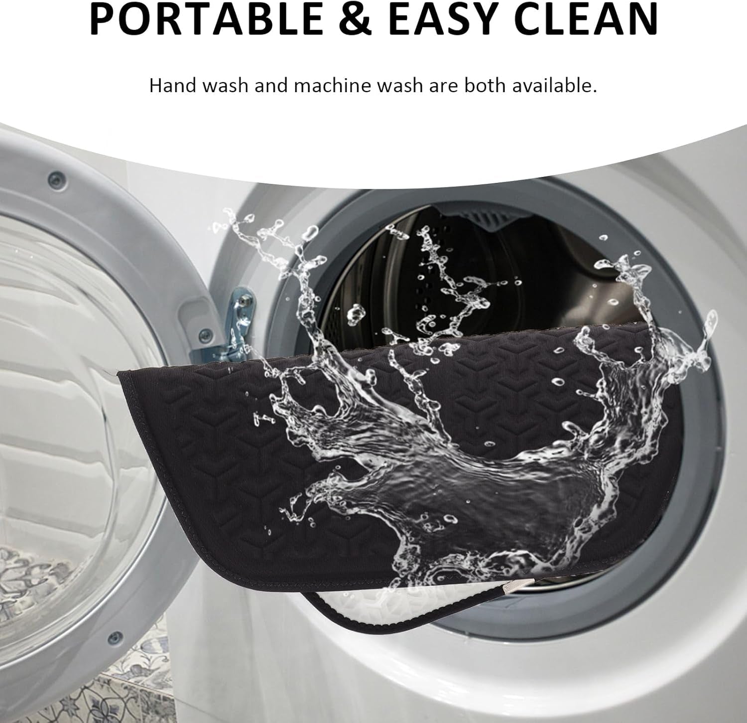 Large Gel Seat Cushion, Breathable 3D Surface Car Seat Cushion for Long-Time Driving, Relieving Sedentary Pressure for Home Office Chair/Wheelchair, Black