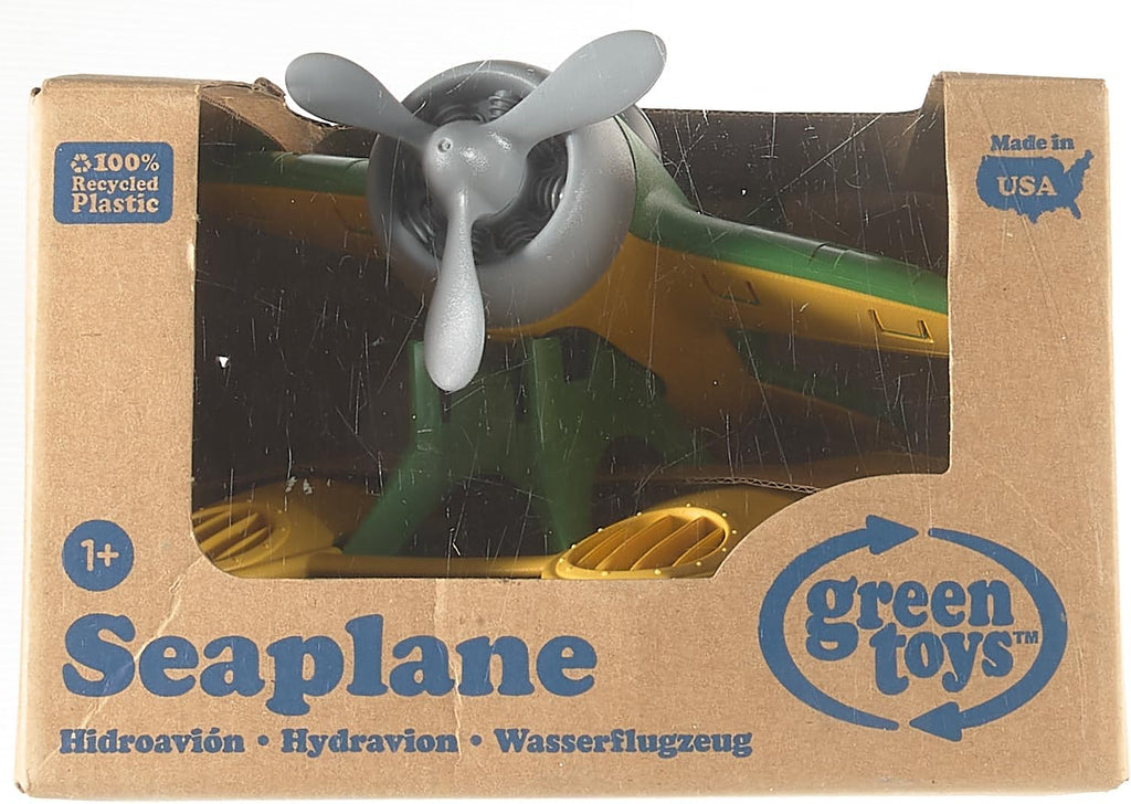 Seaplane in Green Color - BPA Free, Phthalate Free Floatplane for Improving Pincers Grip. Toys and Games ,9 X 9.5 X 6 Inches