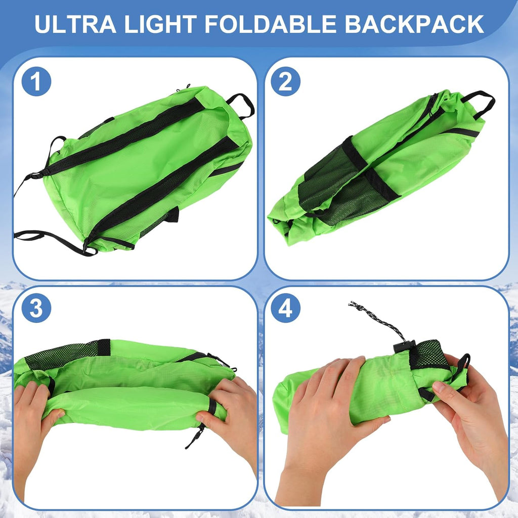 Lightweight Packable Backpack 20L Foldable Hiking Daypacks for Men Women Traveling Camping Outdoor(10 Pieces)