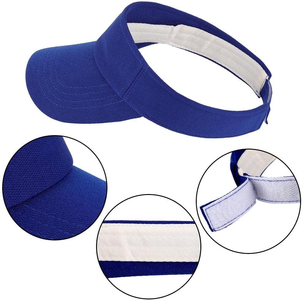 Sun Visor Hat Sports Adjustable Baseball Cap with Outdoor UV Protection for Women Men