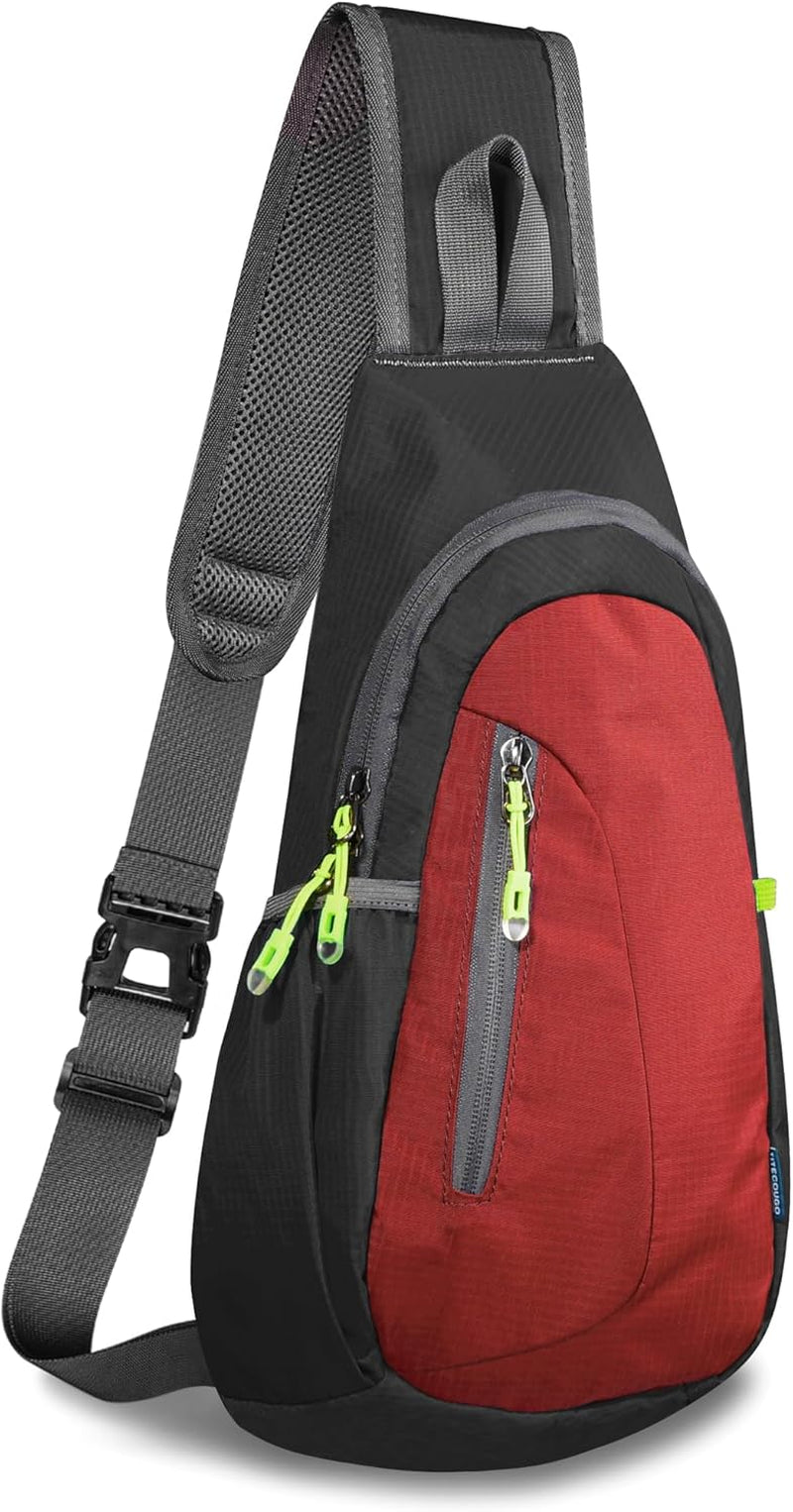 Small Sling Bag, Lightweight Crossbody Backpack for Men Women, Shoulder Bag for Sports and Outdoor