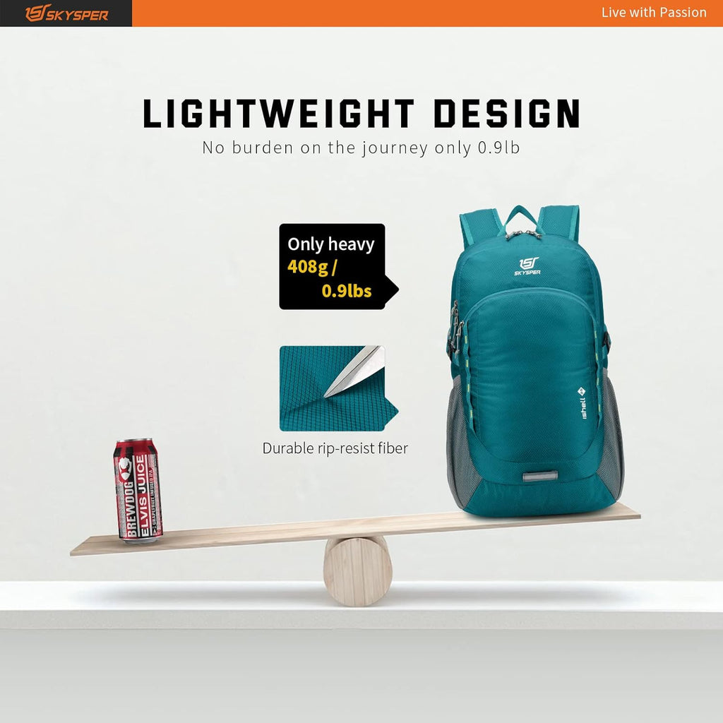 Packable Hiking Backpack 35L Lightweight Travel Daypack Waterproof Hiking Daypack for Women Men