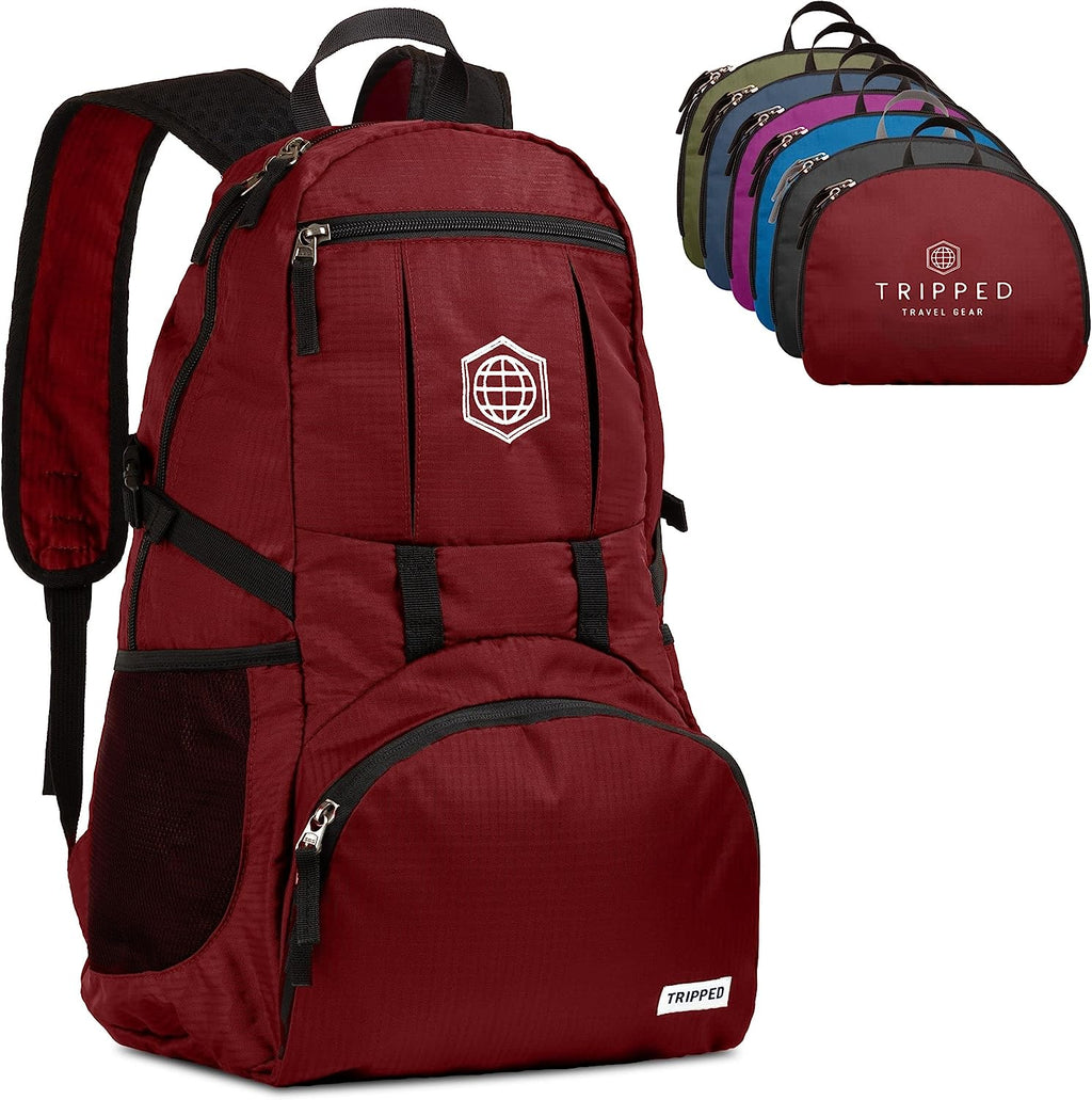 Travel Backpack- Packable Lightweight Daypack for Hiking, Gym, and Airplane