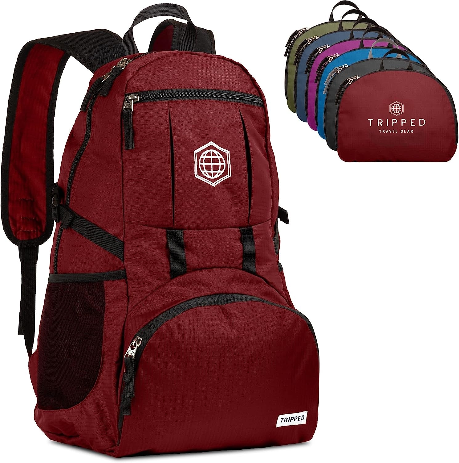 Travel Backpack- Packable Lightweight Daypack for Hiking, Gym, and Airplane