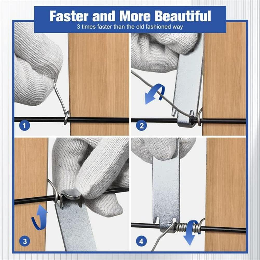 Fence Wire Twist Fence Wire Twister (2PK) Fence Wire Tensioning Tool Twister Time Saver Barb Wire Fence Toolser