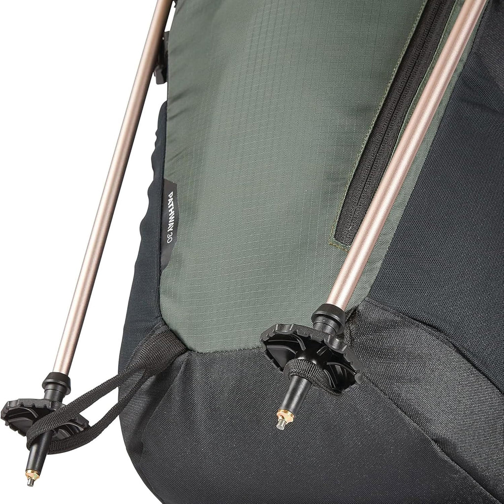 Pathway 2.0 Backpack with Hydration Storage Sleeve, for Hiking, Biking, Camping, Traveling, Forest Green/Black, 30L