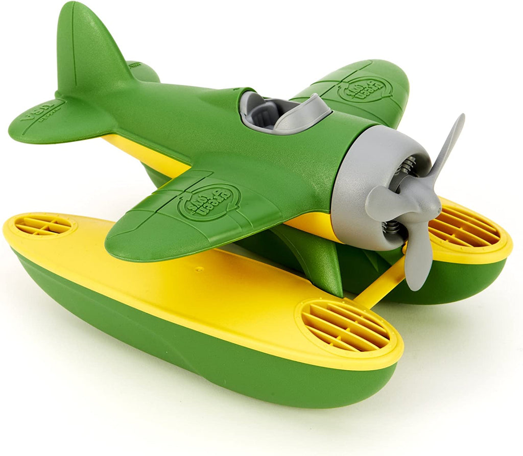 Seaplane in Green Color - BPA Free, Phthalate Free Floatplane for Improving Pincers Grip. Toys and Games ,9 X 9.5 X 6 Inches