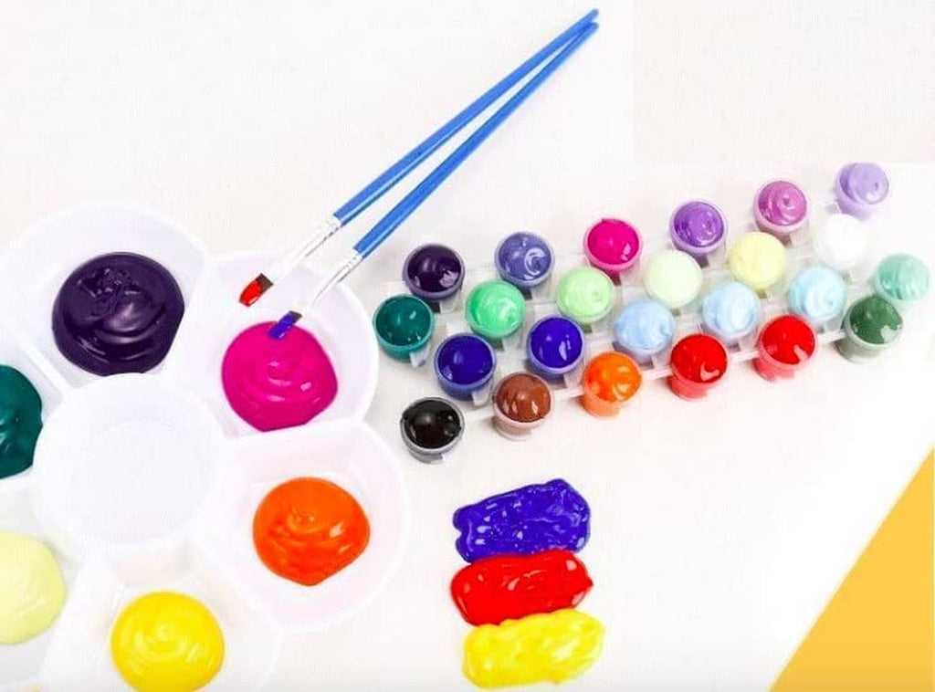 DIY Paint by Numbers Oil Painting Canvas for Kids or Adults Beginner with Brushes and Acrylic Paints Frameless(40X50Cm Tulip)