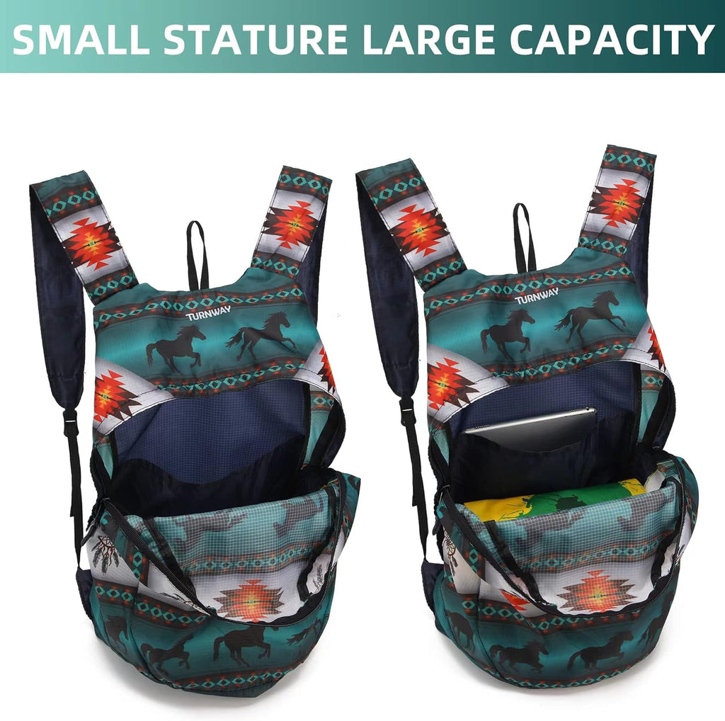 Ultra Lightweight Water-Resistant Packable Backpack, Foldable Hiking Daypack for Travel Camping Cycling Outdoor