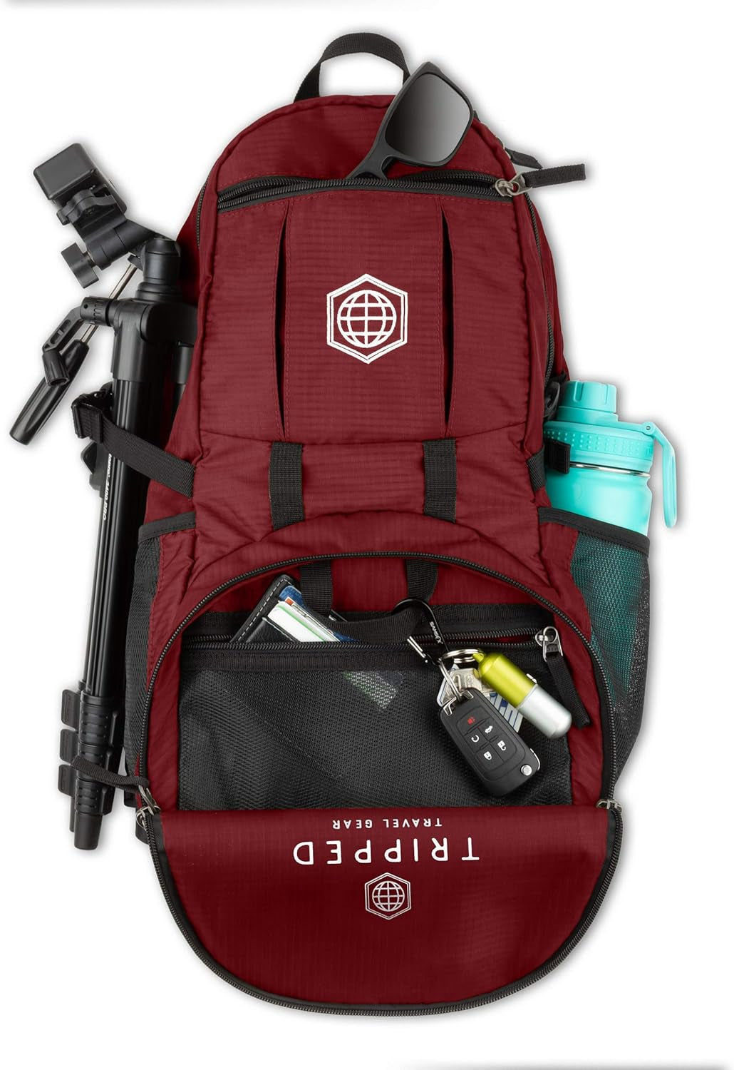 Travel Backpack- Packable Lightweight Daypack for Hiking, Gym, and Airplane