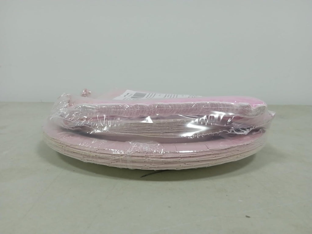 Miss Onederful Birthday Decorations - Pink Gold Plates, Napkins, Tablecloth, First Tableware for Baby Shower 1St Girls Decorations, Serve 20 Guests, JY-26