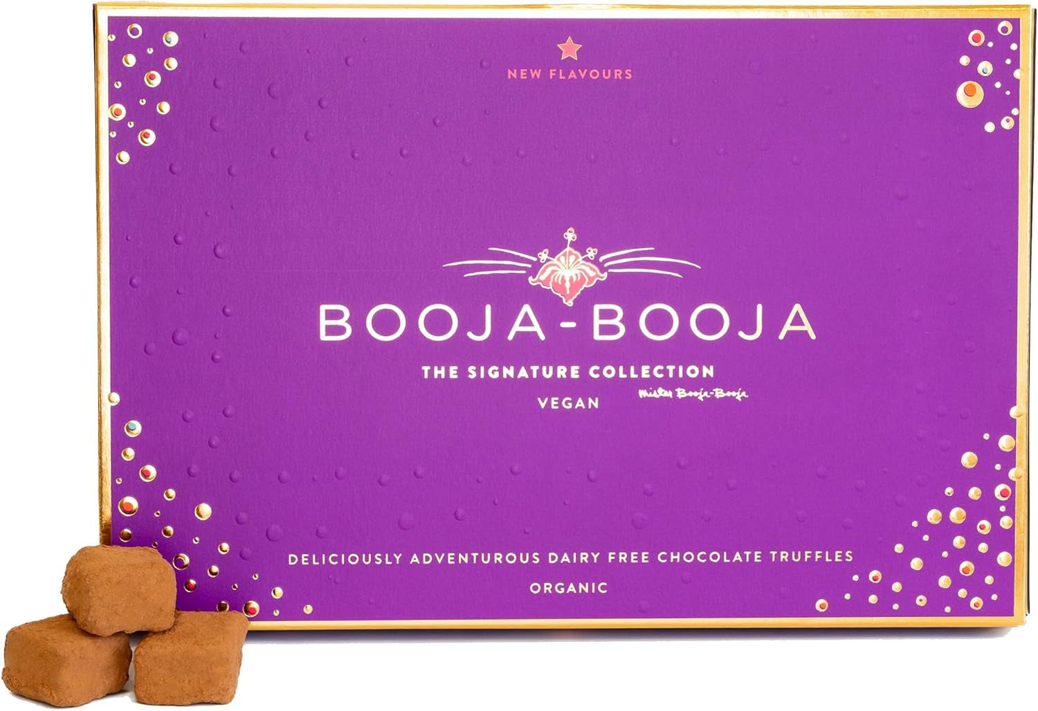 , the Signature Collection Gift Box | Selection of Vegan Chocolate Truffles, 184G