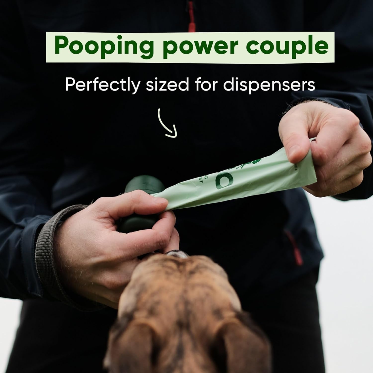 Strong & Large Poop Bags - 270 Bags (18 Rolls of 15) - Unscented - Dispenser Compatible Dog Poo Bags