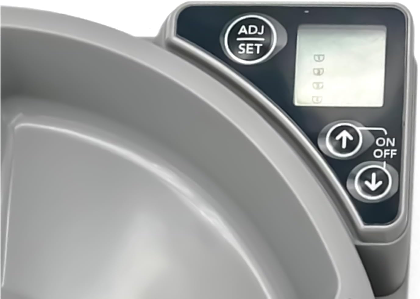 C500 Automatic 5 Bowl Pet Feeder with Digital Timer for Wet or Dry Pet Food, for Cats and Small Dogs, 5 Meals up to 330G Each, with Twin Ice Packs for Food Freshness , White