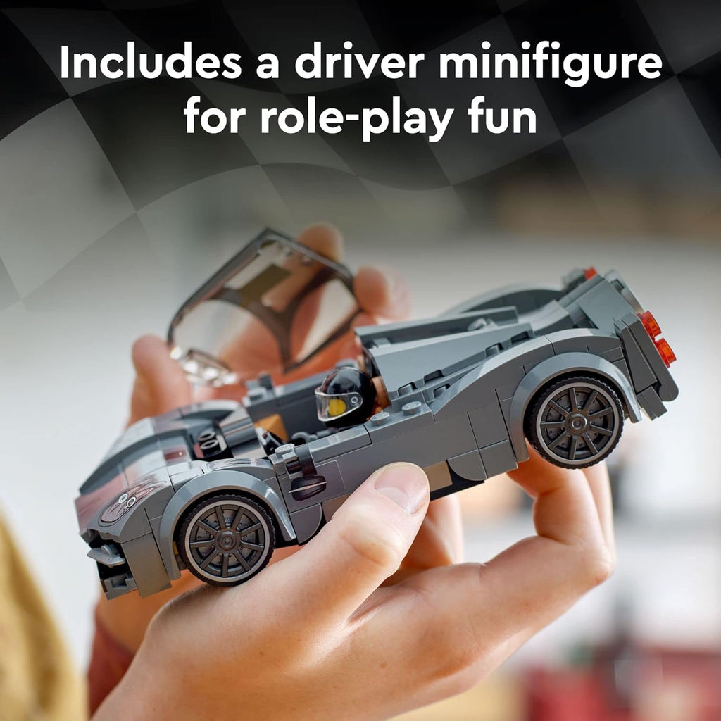 Speed Champions Pagani Utopia 76915 Race Car Toy Model Building Kit, Italian Hypercar, Collectible Racing Vehicle, 2023 Set