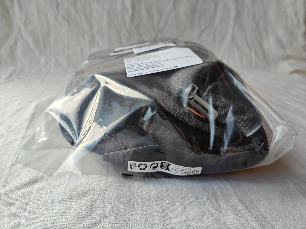 Sling Backpack, 8 Pockets Sling Bag Crossbody, 19L Large Sling Bag for Men Travel Crossbody Backpack Hiking Outdoor